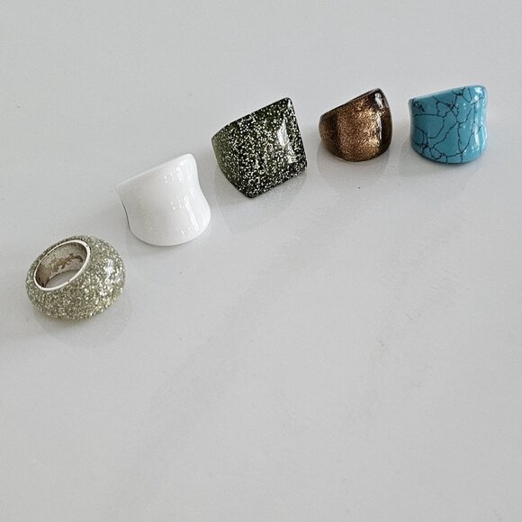 RINGS! Fashion Rings LOT OF 5! - Picture 7 of 10